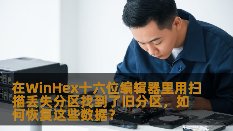 在WinHex十六位编辑器里用扫描丢失分区找到了旧分区，如何恢复这些数据？