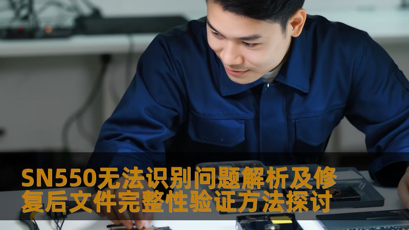 SN550无法识别问题解析及修复后文件完整性验证方法探讨