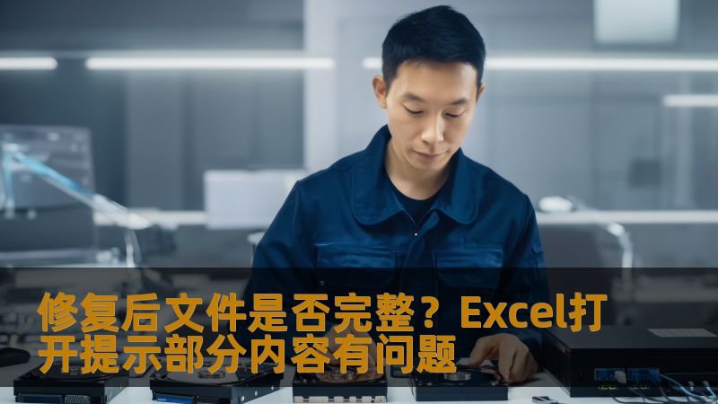 修复后文件是否完整?Excel打开提示部分内容有问题 修复后文件是否完整?Excel打开提示部分内容有问题