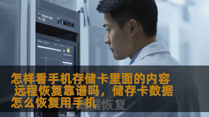 怎样看手机存储卡里面的内容 远程恢复靠谱吗，储存卡数据怎么恢复用手机