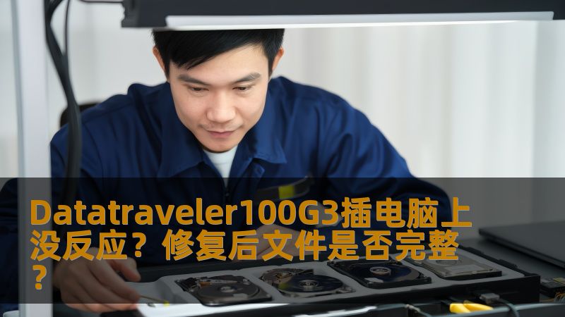 Datatraveler100G3插电脑上没反应？修复后文件是否完整？