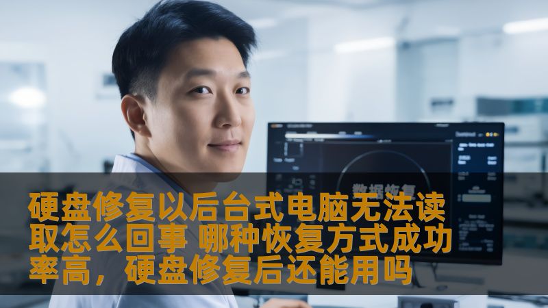 硬盘修复以后台式电脑无法读取怎么回事 哪种恢复方式成功率高,硬盘修复后还能用吗 硬盘修复以后台式电脑无法读取怎么回事 哪种恢复方式成功率高,硬盘修复后还能用吗