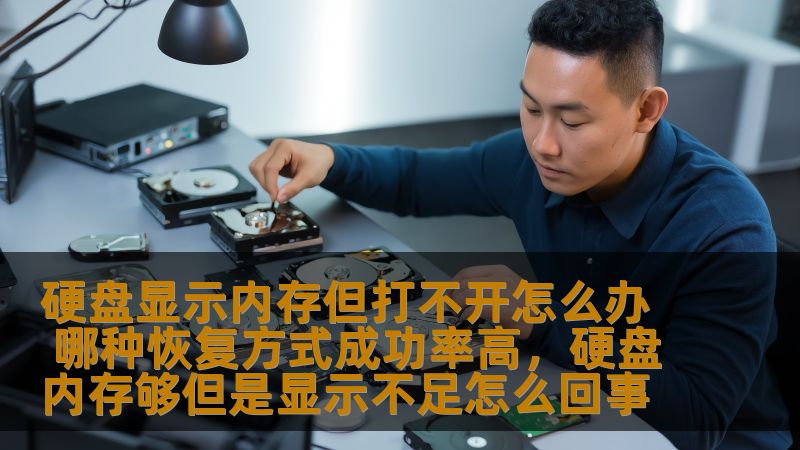 硬盘显示内存但打不开怎么办 哪种恢复方式成功率高,硬盘内存够但是显示不足怎么回事 硬盘显示内存但打不开怎么办 哪种恢复方式成功率高,硬盘内存够但是显示不足怎么回事