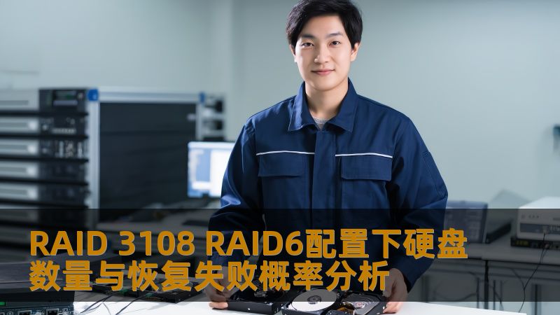 RAID 3108 RAID6配置下硬盘数量与恢复失败概率分析