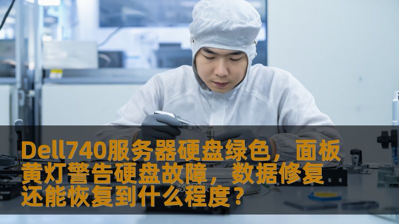 Dell740服务器硬盘绿色,面板黄灯警告硬盘故障,数据修复还能恢复到什么程度? Dell740服务器硬盘绿色,面板黄灯警告硬盘故障,数据修复还能恢复到什么程度?
