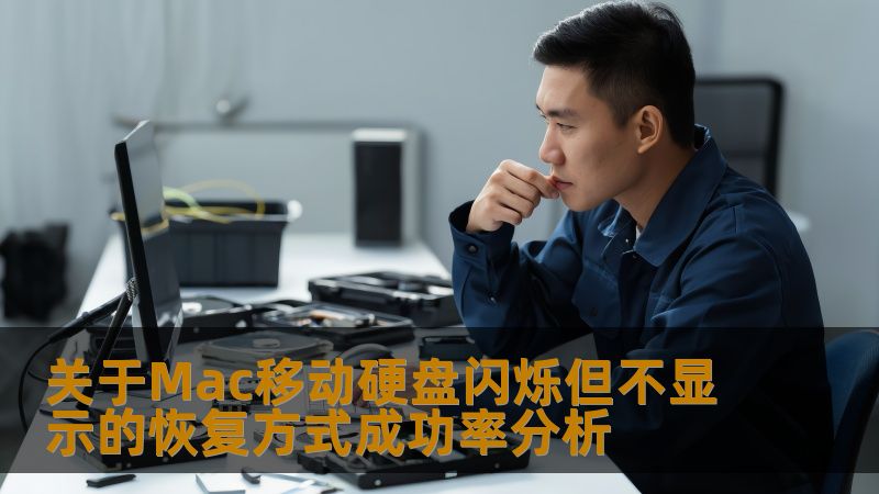 关于Mac移动硬盘闪烁但不显示的恢复方式成功率分析
