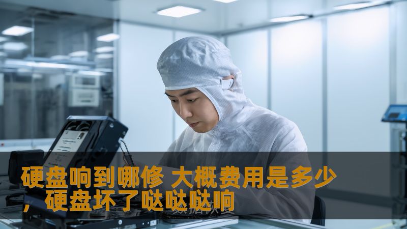 硬盘响到哪修 大概费用是多少，硬盘坏了哒哒哒响