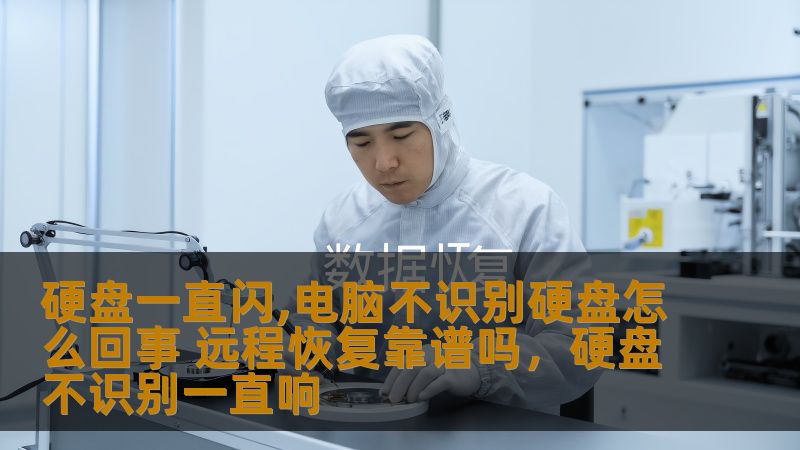 硬盘一直闪,电脑不识别硬盘怎么回事 远程恢复靠谱吗，硬盘不识别一直响