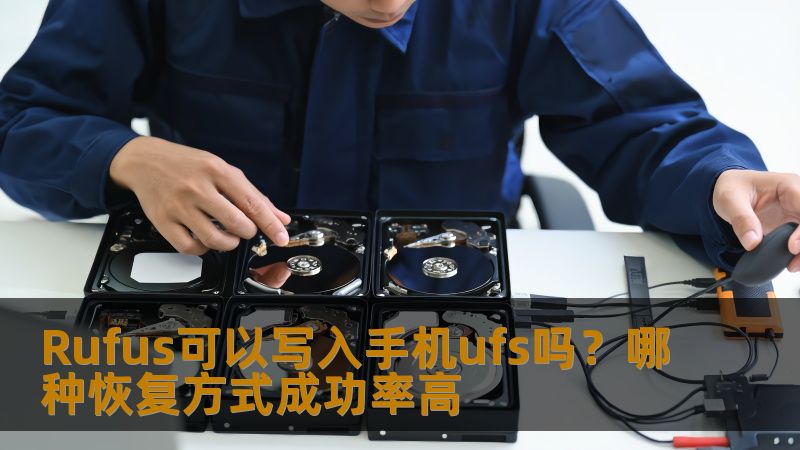 Rufus可以写入手机ufs吗?哪种恢复方式成功率高 Rufus可以写入手机ufs吗?哪种恢复方式成功率高