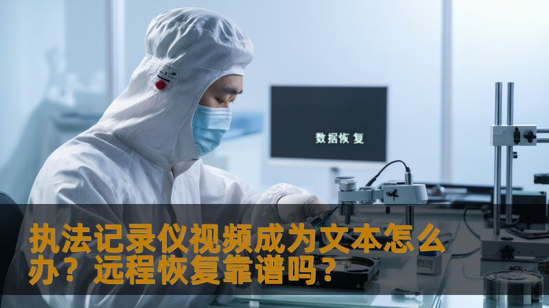 执法记录仪视频成为文本怎么办？远程恢复靠谱吗？
