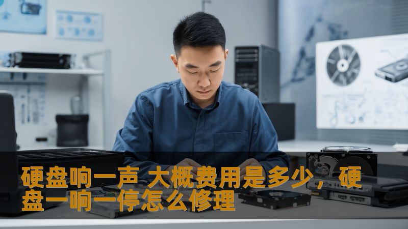 硬盘响一声 大概费用是多少，硬盘一响一停怎么修理