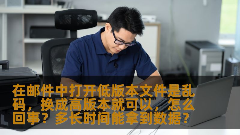 在邮件中打开低版本文件是乱码,换成高版本就可以,怎么回事?多长时间能拿到数据? 在邮件中打开低版本文件是乱码,换成高版本就可以,怎么回事?多长时间能拿到数据?