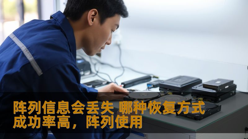 阵列信息会丢失 哪种恢复方式成功率高，阵列使用