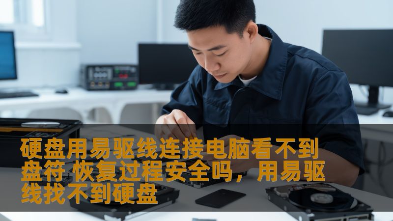 硬盘用易驱线连接电脑看不到盘符 恢复过程安全吗，用易驱线找不到硬盘