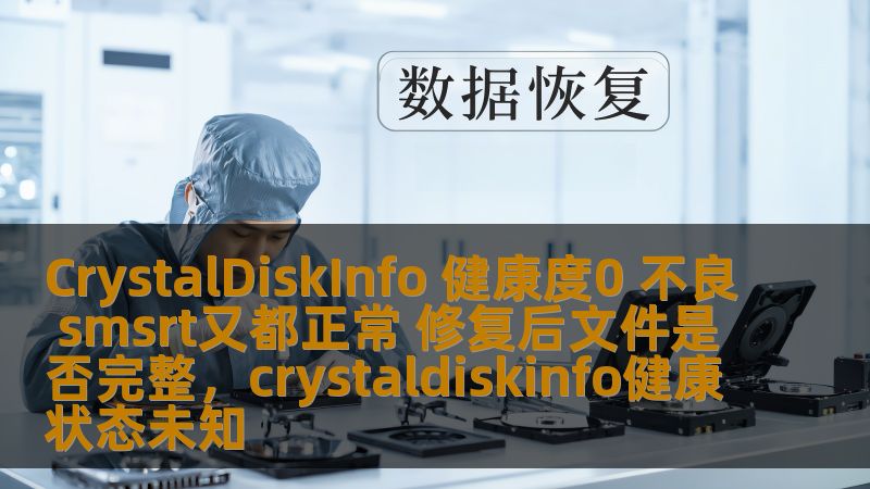 CrystalDiskInfo 健康度0 不良 smsrt又都正常 修复后文件是否完整，crystaldiskinfo健康状态未知