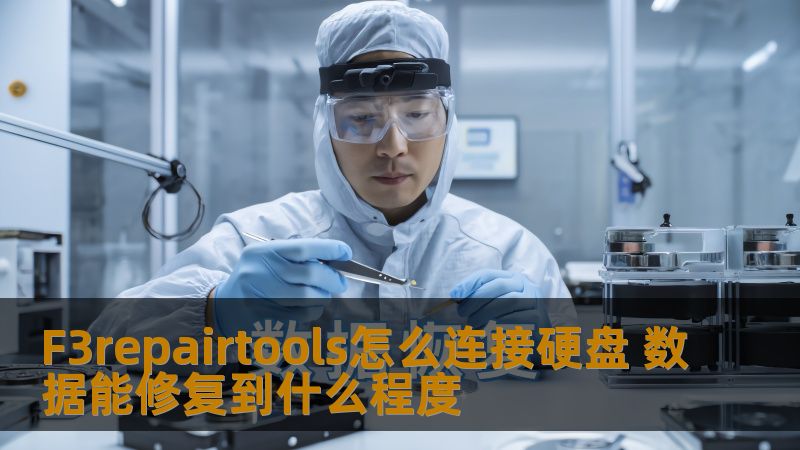 F3repairtools怎么连接硬盘 数据能修复到什么程度 F3repairtools怎么连接硬盘 数据能修复到什么程度