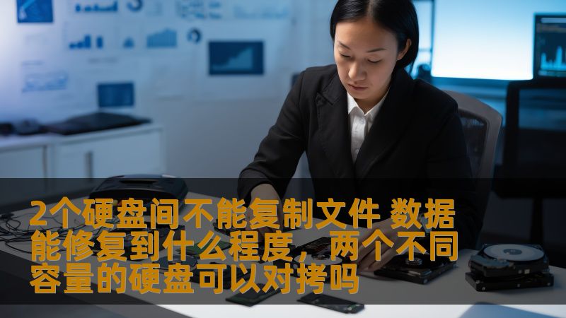 2个硬盘间不能复制文件 数据能修复到什么程度,两个不同容量的硬盘可以对拷吗 2个硬盘间不能复制文件 数据能修复到什么程度,两个不同容量的硬盘可以对拷吗