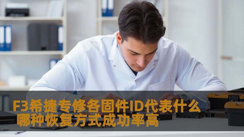 F3希捷专修各固件ID代表什么 哪种恢复方式成功率高