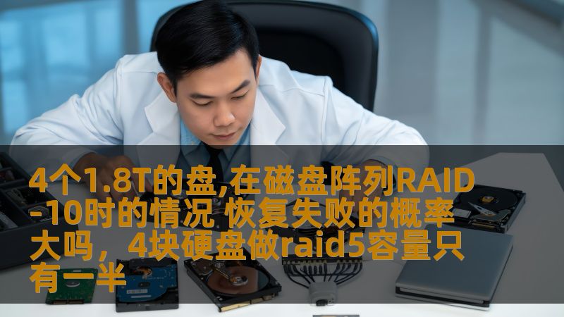 4个1.8T的盘,在磁盘阵列RAID-10时的情况 恢复失败的概率大吗，4块硬盘做raid5容量只有一半