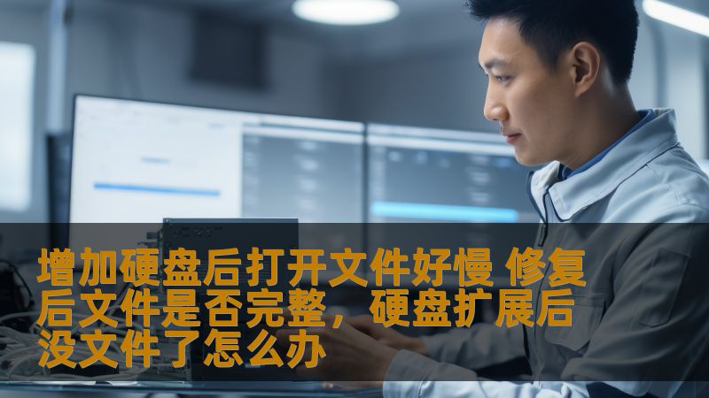 增加硬盘后打开文件好慢 修复后文件是否完整,硬盘扩展后没文件了怎么办 增加硬盘后打开文件好慢 修复后文件是否完整,硬盘扩展后没文件了怎么办