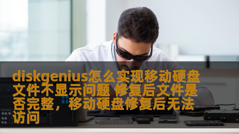 diskgenius怎么实现移动硬盘文件不显示问题 修复后文件是否完整，移动硬盘修复后无法访问