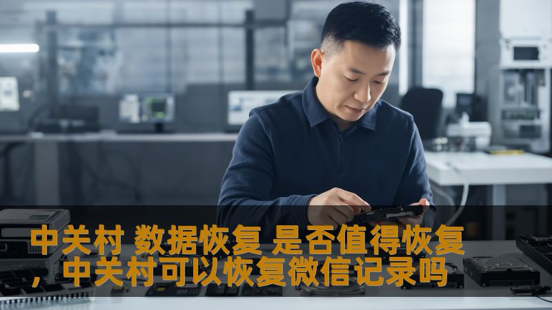 中关村 数据恢复 是否值得恢复，中关村可以恢复微信记录吗