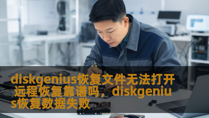 diskgenius恢复文件无法打开 远程恢复靠谱吗，diskgenius恢复数据失败