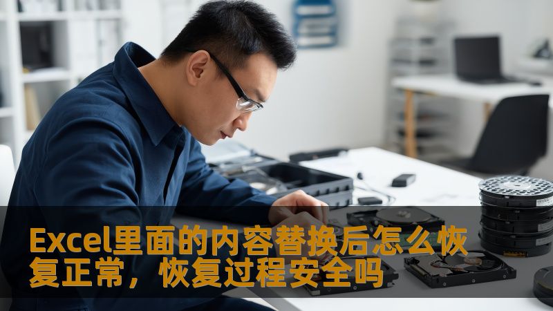 Excel里面的内容替换后怎么恢复正常，恢复过程安全吗