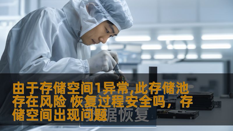 由于存储空间1异常,此存储池存在风险 恢复过程安全吗，存储空间出现问题