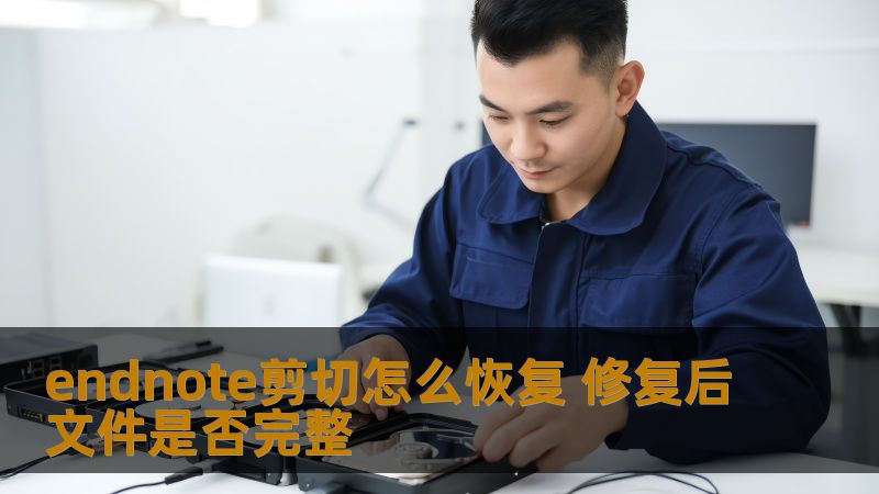 endnote剪切怎么恢复 修复后文件是否完整