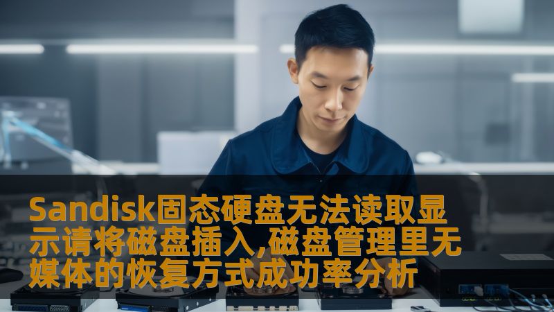 Sandisk固态硬盘无法读取显示请将磁盘插入,磁盘管理里无媒体的恢复方式成功率分析