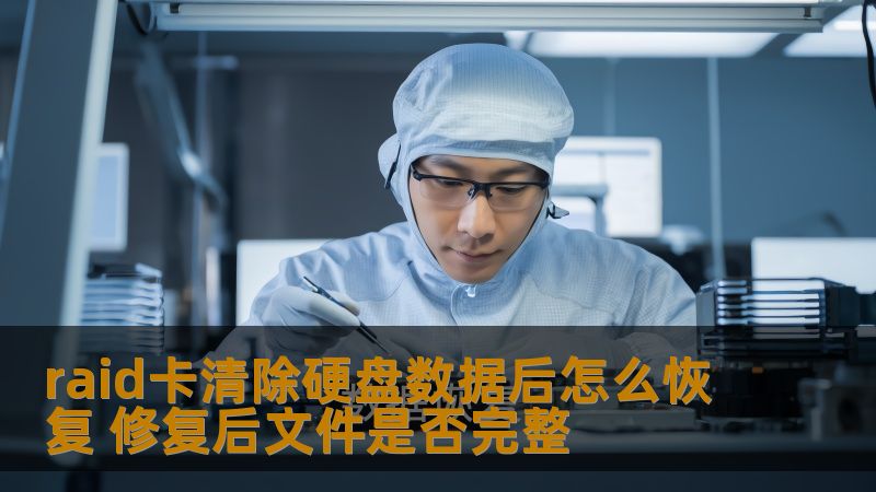 raid卡清除硬盘数据后怎么恢复 修复后文件是否完整