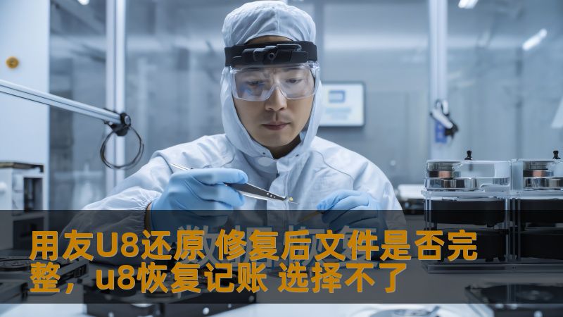 用友U8还原 修复后文件是否完整，u8恢复记账 选择不了