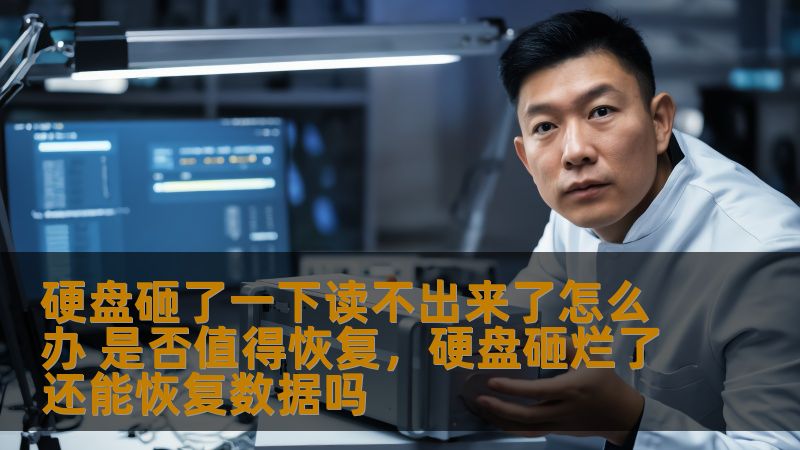 硬盘砸了一下读不出来了怎么办 是否值得恢复，硬盘砸烂了还能恢复数据吗