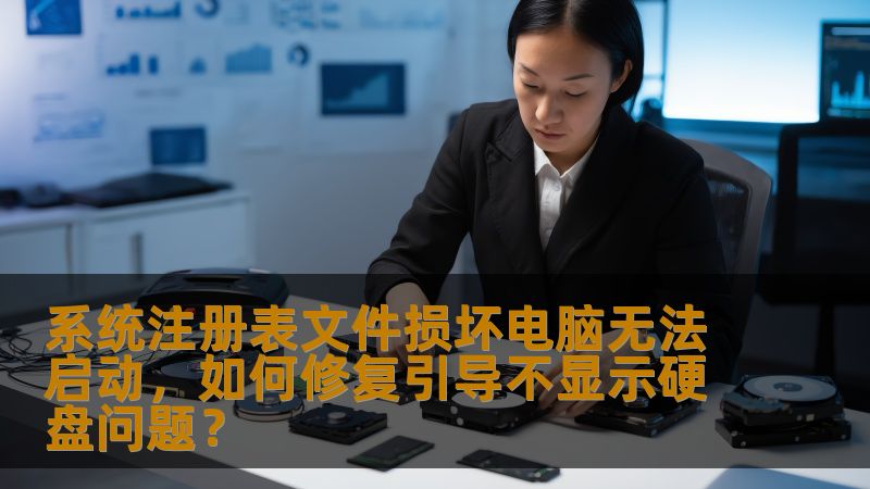 系统注册表文件损坏电脑无法启动，如何修复引导不显示硬盘问题？