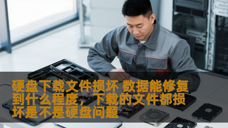 硬盘下载文件损坏 数据能修复到什么程度，下载的文件都损坏是不是硬盘问题