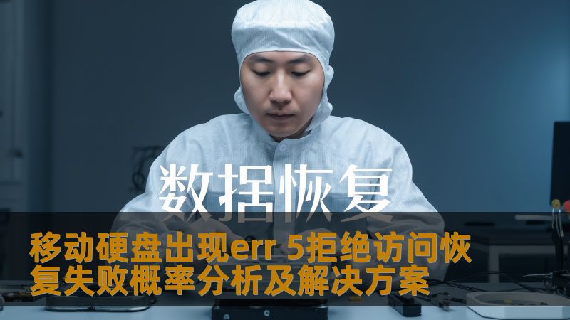 移动硬盘出现err 5拒绝访问恢复失败概率分析及解决方案 移动硬盘出现err 5拒绝访问恢复失败概率分析及解决方案