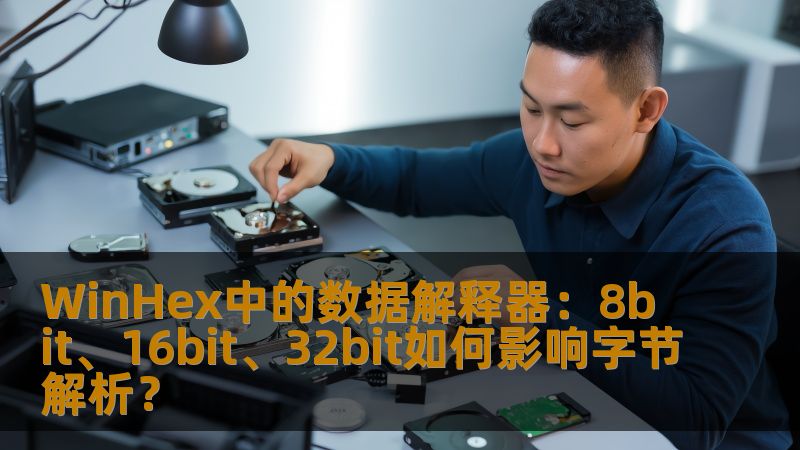 WinHex中的数据解释器：8bit、16bit、32bit如何影响字节解析？