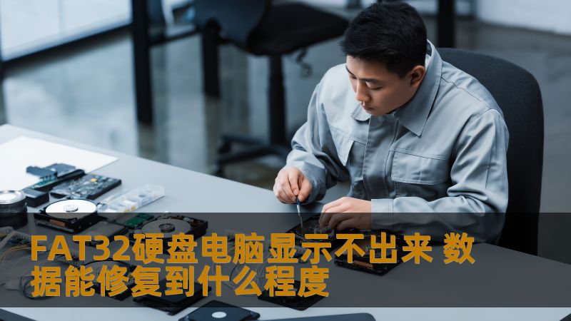 FAT32硬盘电脑显示不出来 数据能修复到什么程度