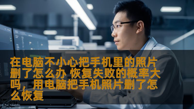 在电脑不小心把手机里的照片删了怎么办 恢复失败的概率大吗，用电脑把手机照片删了怎么恢复