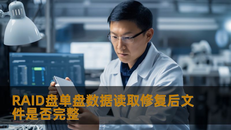 RAID盘单盘数据读取修复后文件是否完整