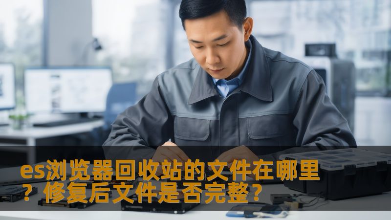 es浏览器回收站的文件在哪里?修复后文件是否完整? es浏览器回收站的文件在哪里?修复后文件是否完整?