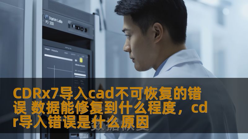 CDRx7导入cad不可恢复的错误 数据能修复到什么程度，cdr导入错误是什么原因