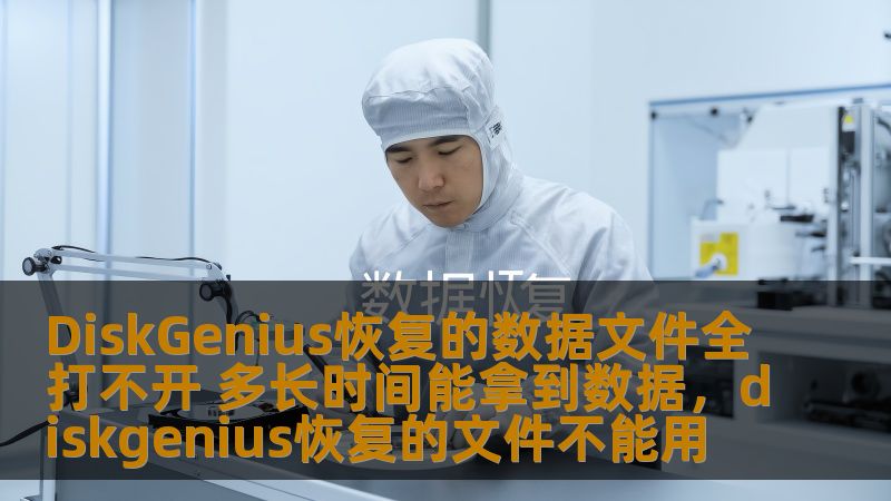 DiskGenius恢复的数据文件全打不开 多长时间能拿到数据，diskgenius恢复的文件不能用