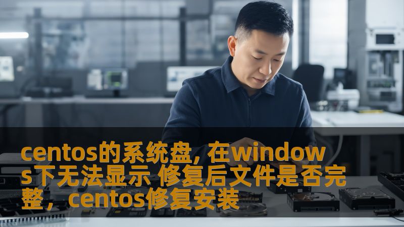 centos的系统盘, 在windows下无法显示 修复后文件是否完整，centos修复安装