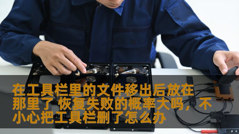 在工具栏里的文件移出后放在那里了 恢复失败的概率大吗，不小心把工具栏删了怎么办