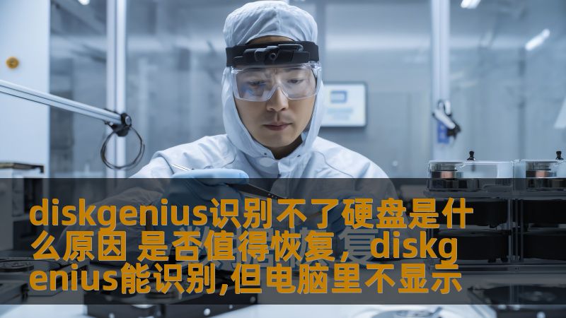 diskgenius识别不了硬盘是什么原因 是否值得恢复，diskgenius能识别,但电脑里不显示