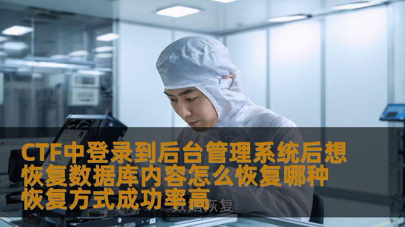 CTF中登录到后台管理系统后想恢复数据库内容怎么恢复哪种恢复方式成功率高