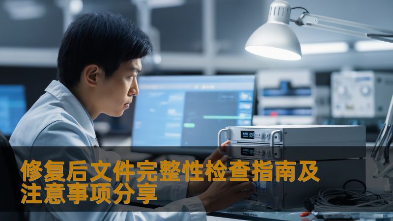 修复后文件完整性检查指南及注意事项分享