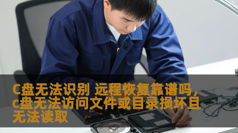 C盘无法识别 远程恢复靠谱吗，c盘无法访问文件或目录损坏且无法读取